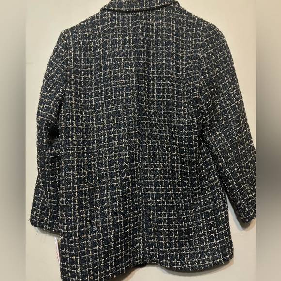 ANTHROPOLOGIE NANETTE LEPORE NWT Black & Gold Blazer & - Picture 2 of 10